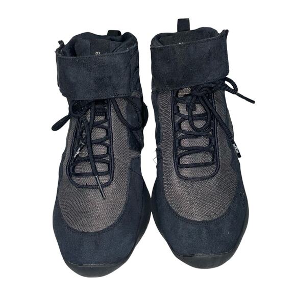 Apos Theraphy Black Suede Leather High Cut Sneakers    Size:  US 10 - Picture 2 of 8